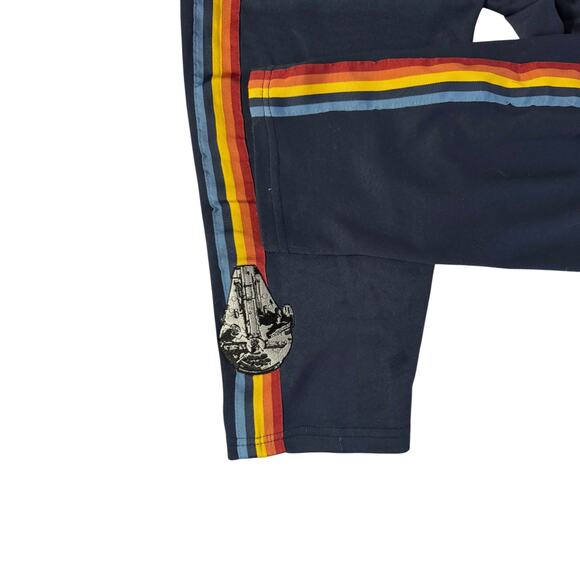 Star Wars Dark Blue Thermal Sweatpants Millenium Falcon 2XL - Picture 3 of 5